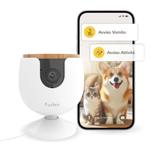 Furbo mini videocamera - videocamera, +