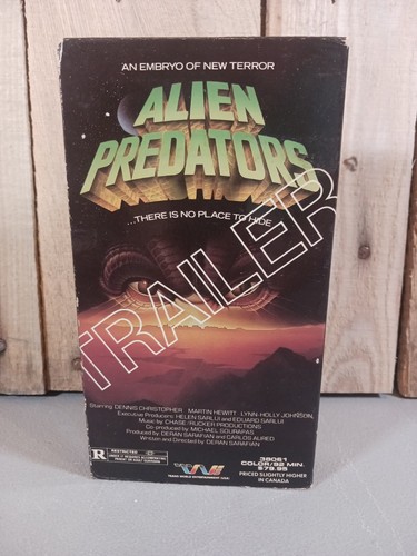 Alien predators vhs s - alien,