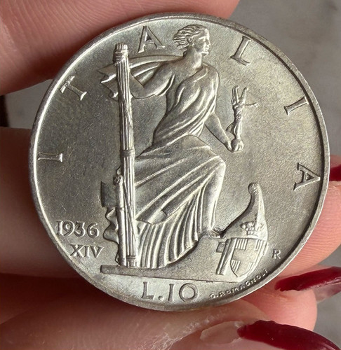 Lire 1936 impero - 10, regno