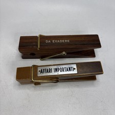 Fermacarte antico pinza - 2x,