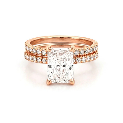 Anello fascia oro rosa - fascia,