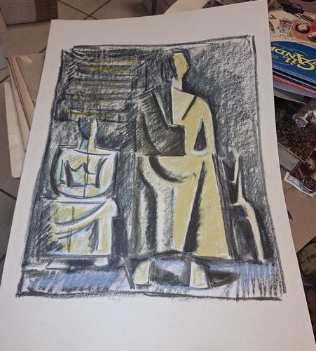 Emilio notte litografia - notte,