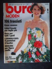 BURDA 6 1988 COMPLETO DI CARTAMODELLI   [M10]