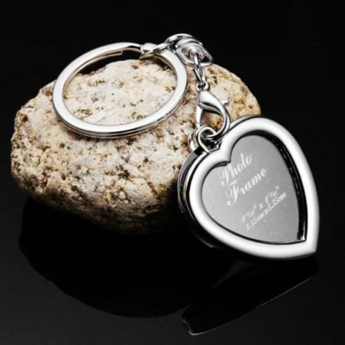 Silver metal heart - silver,