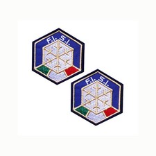 PATCH TOPPA FISI - 2 pezzi diametro cm 5 CON TERMOADESIVO