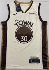 Maglia Steph Curry Golden State Warriors Nike autentica The Town City L e XL