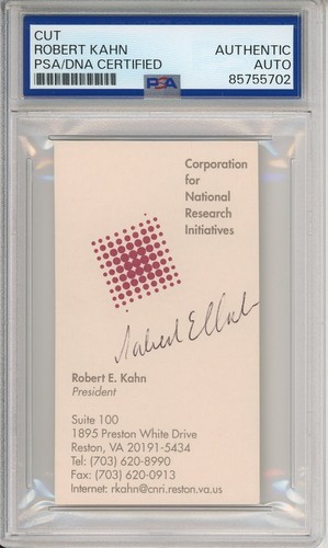 Robert kahn biglietto da - e,