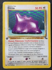 DITTO 18/62 Rara 1^ Edizione in Italiano (VG) POKEMON Fossil
