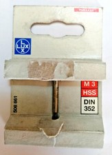 Lux Tools 1 Punta Maschio per filettatura di precisione M3 HSS Professionale