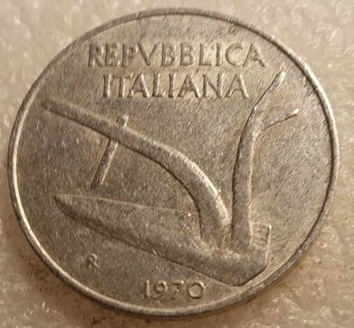 Moneta lire spighe 1970 - 10,