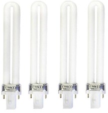 4 lampade UV bulbo ricambio 9W per fornetto UV ricostruzione asciuga unghie