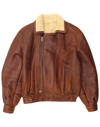 Giacca shearling uomo vintage