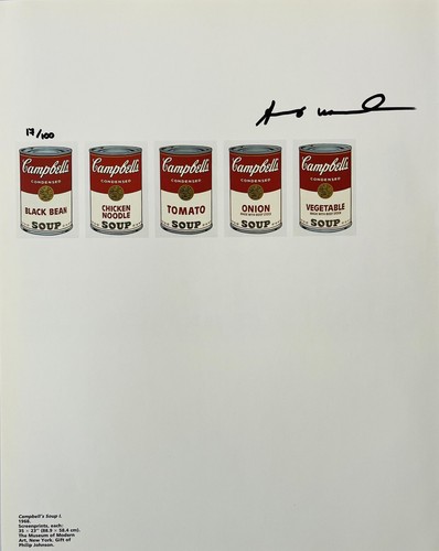 Andy warhol orig firmato - warhol, a