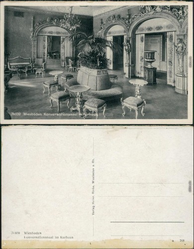 Cartolina wiesbaden sala - cartolina,