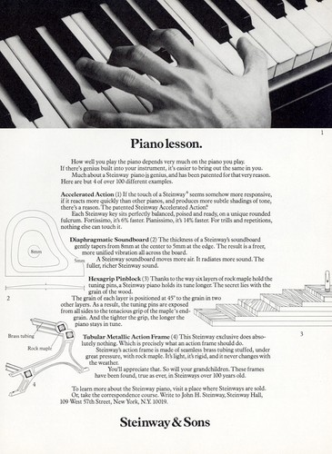 Steinway 1978 lezione di - steinway, 1978:
