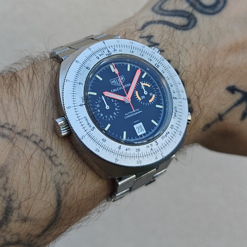 Heuer calculator 110 633 - heuer, 110.633