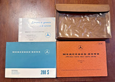 Set completo Manuali Mercedes Benz W108 280 S 1969 HANDBOOK CATALOG B 1968