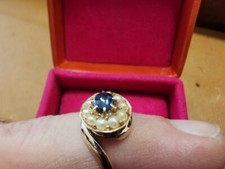 antico anello oro 14 k micro