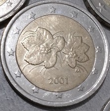 Moneta euro finlandia 2001 - moneta,