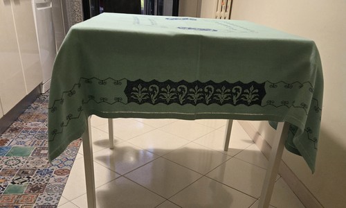 Tovaglia ricamata punto - tovaglia,