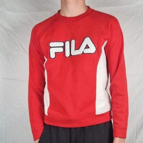 Sweat fila rouge - rouge, vintage