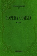 LIBRO OPERA OMNIA VOLUME 4 -