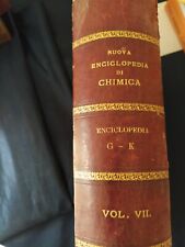ENCICLOPEDIA  DI CHIMICA