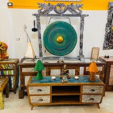 Porta tv in legno teak mobile