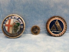 Coppia Accessori Vintage Anni 70 Auto Alfa Romeo Autobianchi