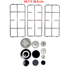 Ariston kit rinnovo 3 griglie + kit 5 fuochi per cucina gas piano cottura