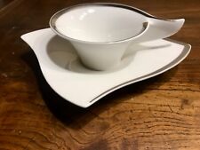  VILLEROY & BOCH - New Wave Premium Platinum - 1 Tazza The con Piatto 