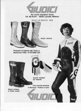 advertising Pubblicità -TUTE MOTO GIUDICI  '77 -RICAMBI  EPOCA MOTORCYCLE SEATS