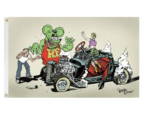 Rat fink hot rod - rat, ratto