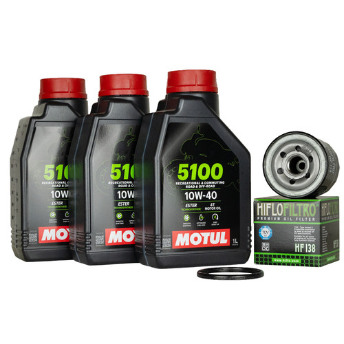 Cambio olio motul 5100 - olio, 10w40