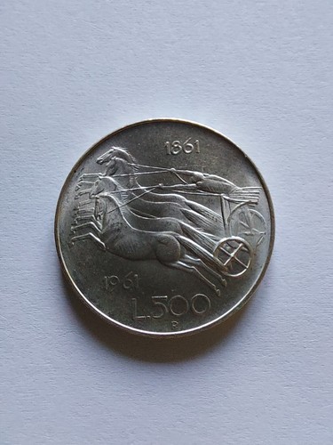500 lire argento unita - lire,