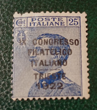 1922 IX CONGRESSO FILATELICO