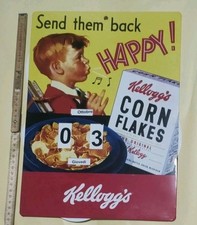 calendario perpetuo da parete KELLOGG'S CORN FLAKES send them back HAPPY!