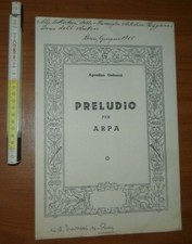 Gabucci Agostino, Preludio per Arpa, Mandolini Alfredo (Roma) 1965