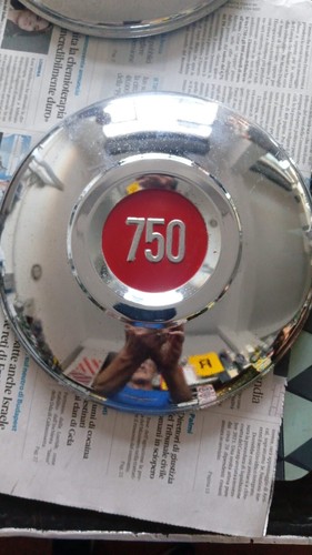 Coppa fiat scritta 750 - , rossa