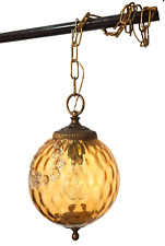 Lampadario sfera Boccia murano nido d'ape vintage globe chandelier lustre
