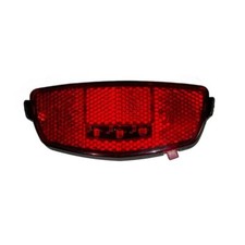Fanalino Luce Posteriore Bici Led Universale Riflettente Attacco Al Portapacchi