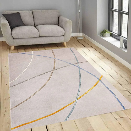 Tappeto moderno trapuntato - , a