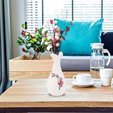 Contenitore decorativo decorativo floreale secco in ceramica 1pc