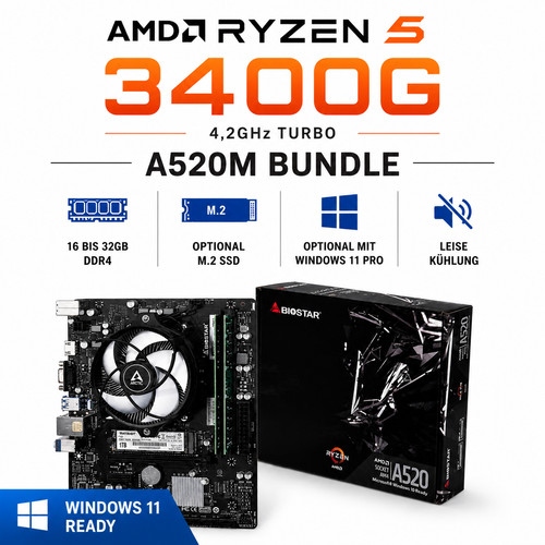 Bundle amd ryzen 3400g 2 - amd,