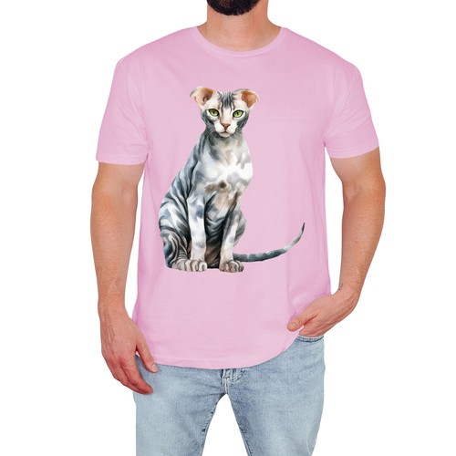 Shirt uomo gatto carino - t-shirt,