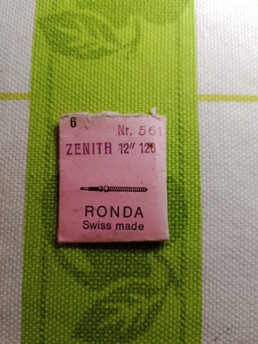 Zenith 126 tige - zenith,