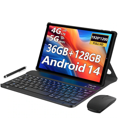 Tablet nero android - 10.1", nero,