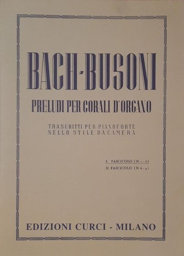 Preludi per corali organo - corali, d'organo