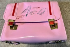 Cartella scuola vintage rosa