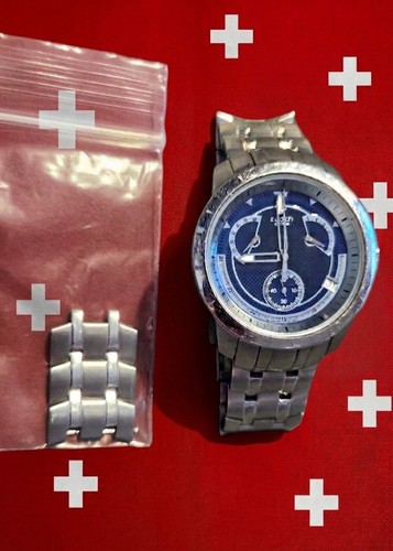 Swatch irony retrograde dark - retrograde,